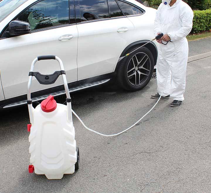 nettoyage auto avec le pulvérisateur électrique pro sprayer 3